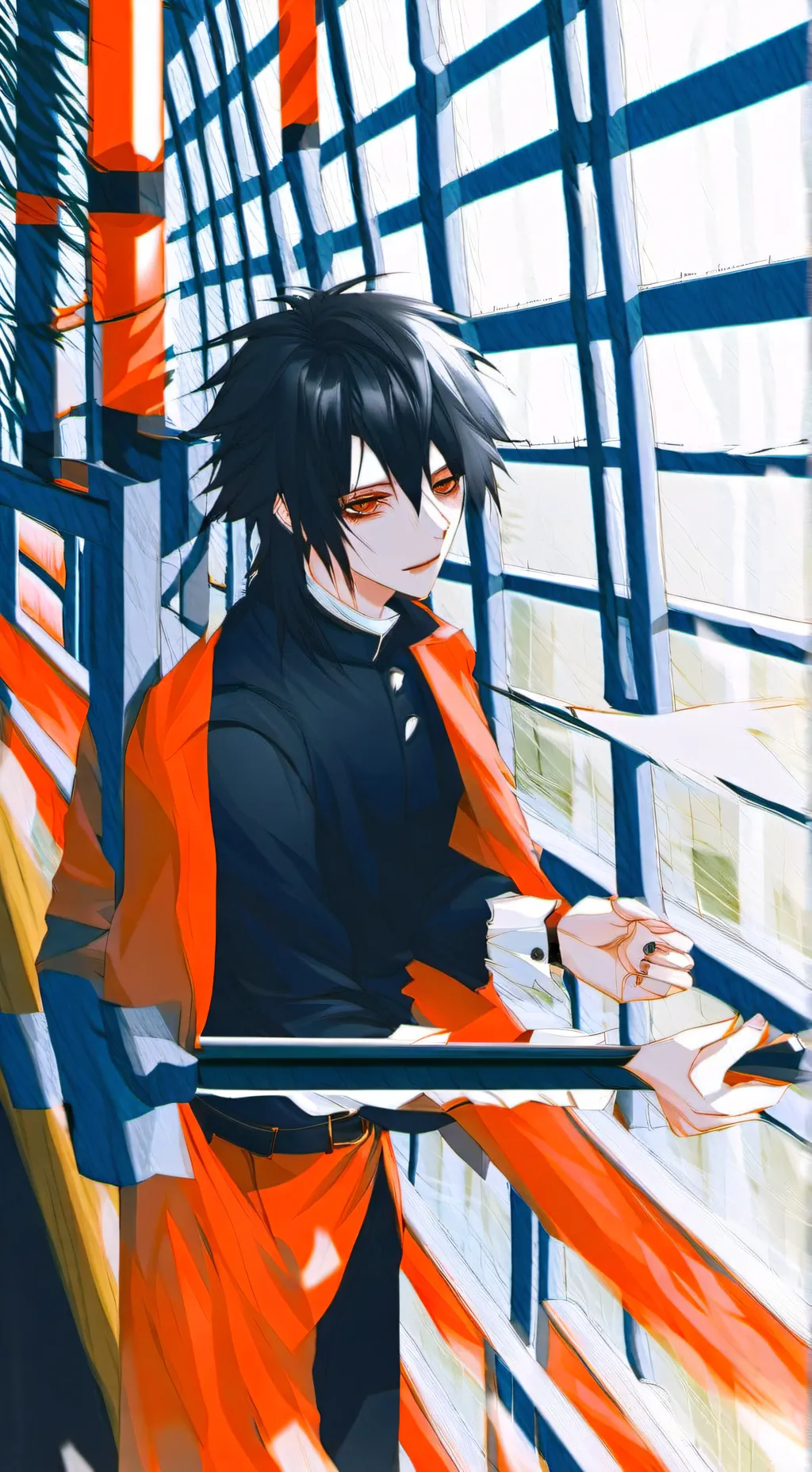 ai character: demon slayer background