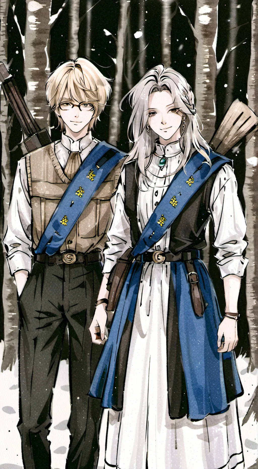 ai character: Finland and Sweden background