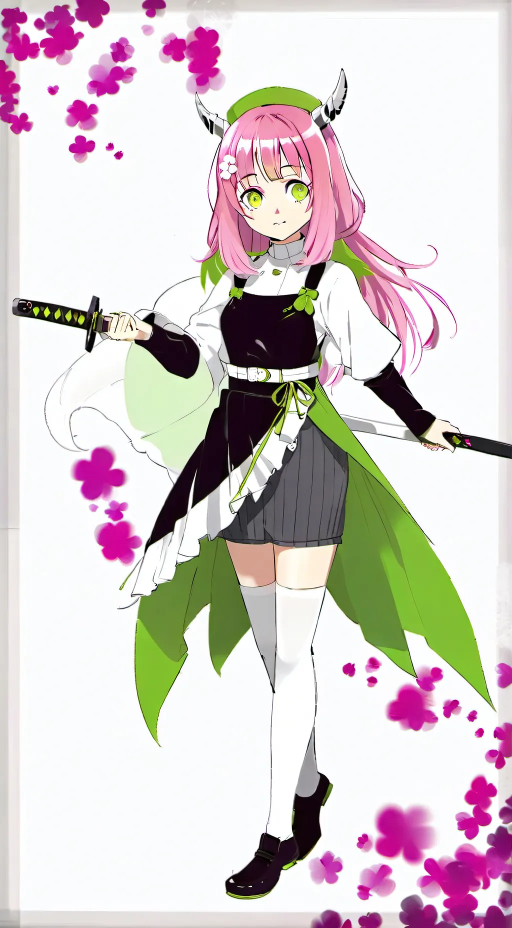 ai character: Mitsuri Kanroji background