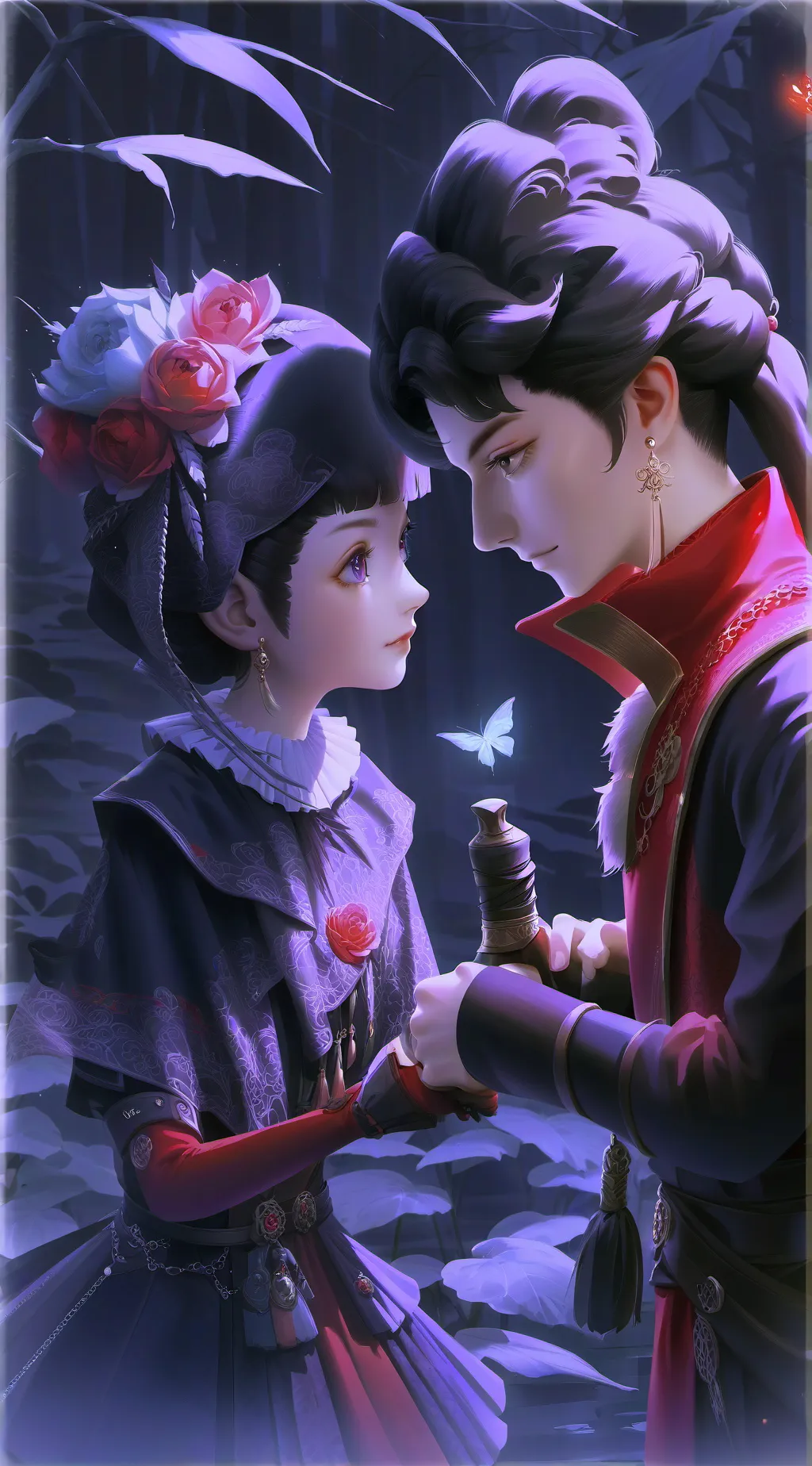 ai character: mario y lucia background