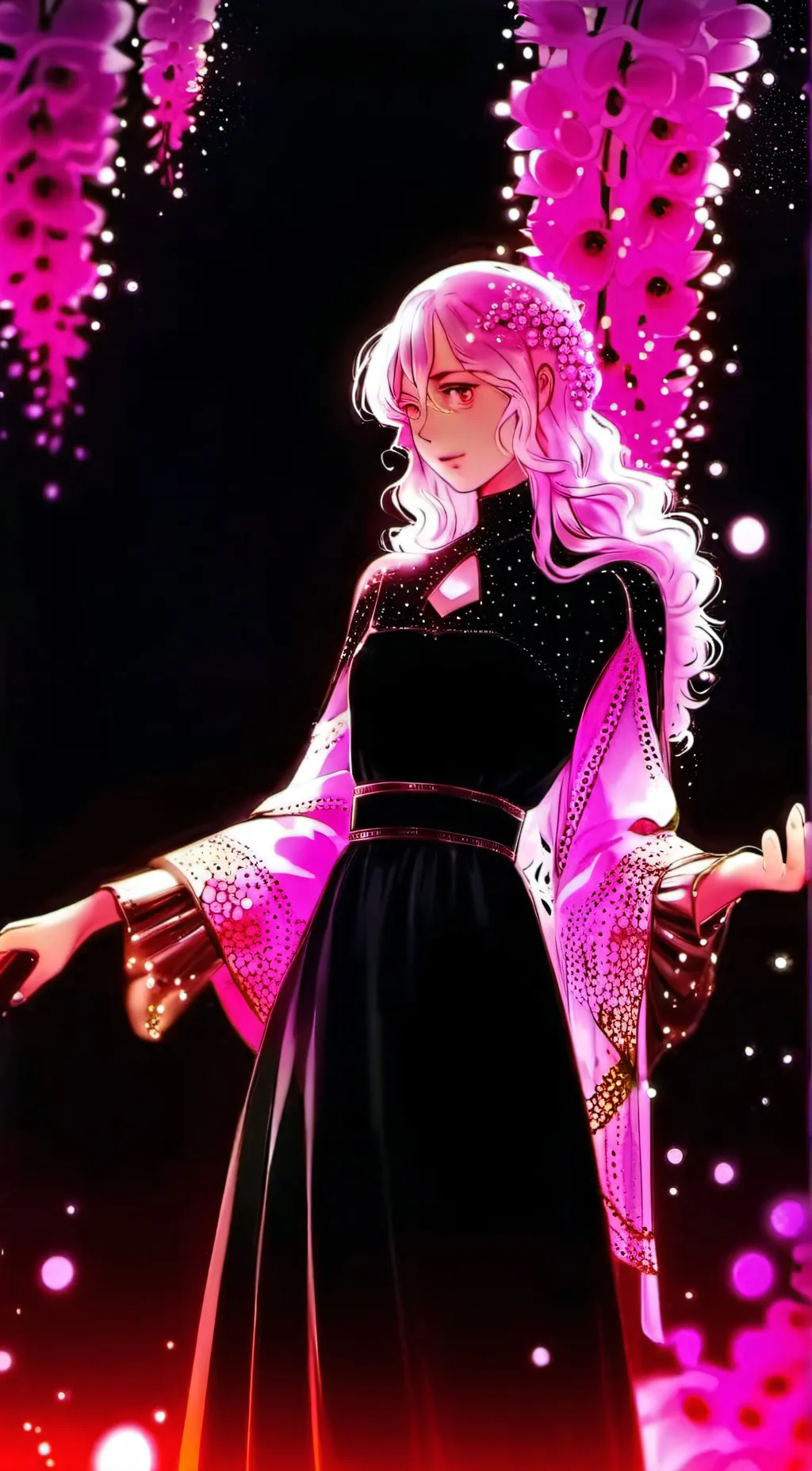 ai character: Mitsuri  background