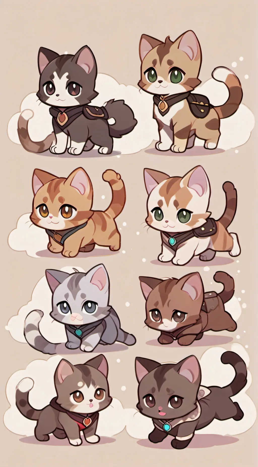 ai character: Warrior cats!!  background