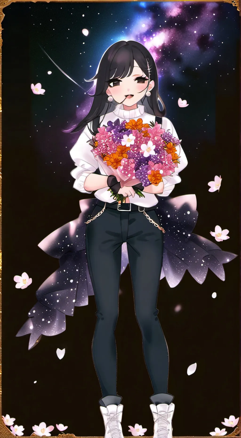 ai character: mica background