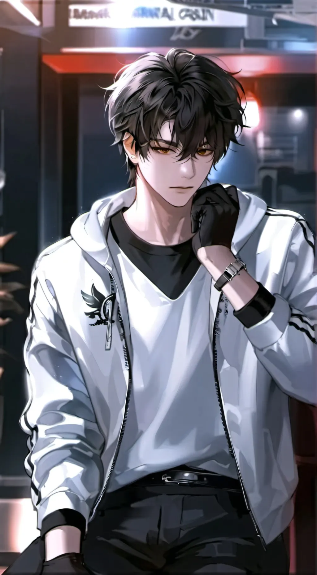 ai character: Zen background