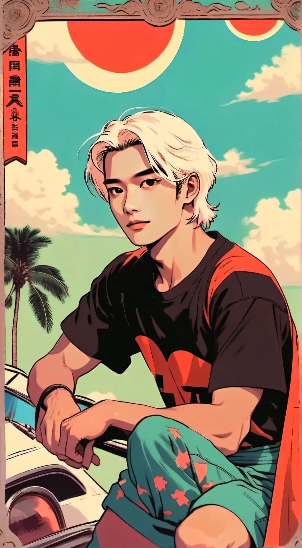 ai character: hyunjin background