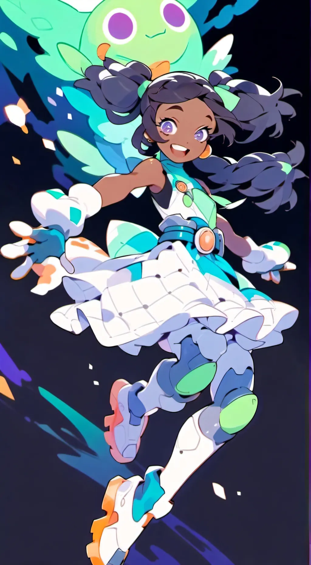 ai character: 👻screen y vex👻 background