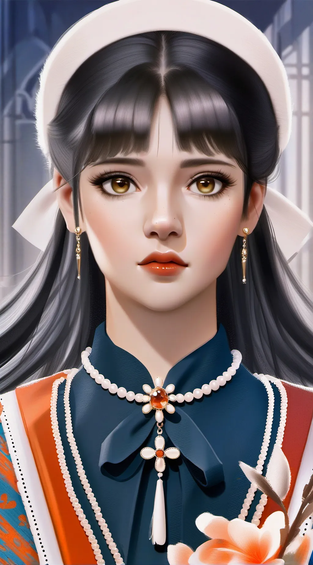 ai character: luna background