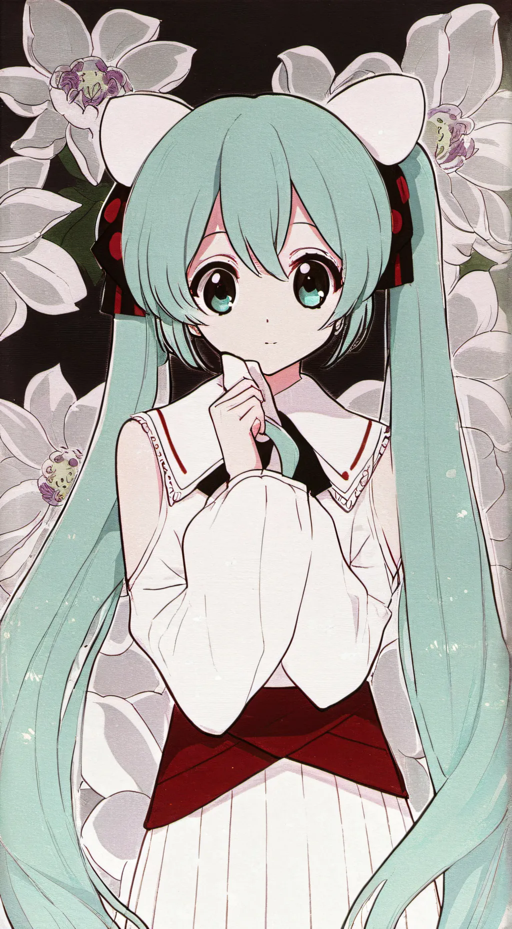 ai character: miku background