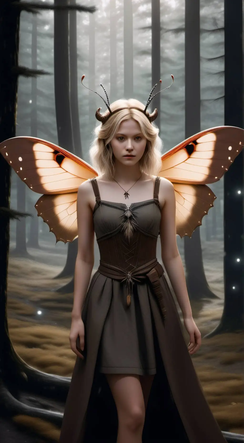 ai character: Ipinur 🩶🌙🦋 background