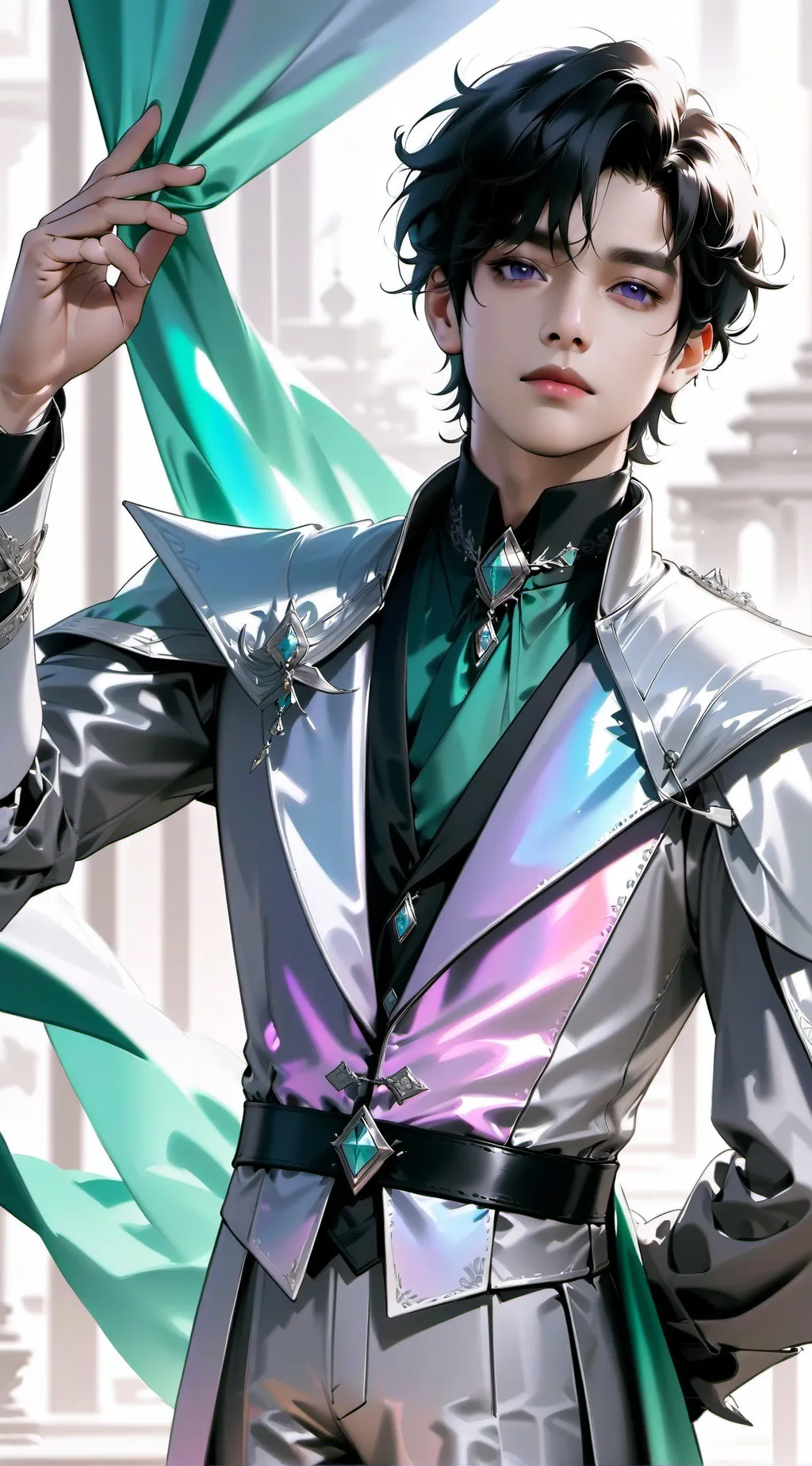 ai character: kim taehyung  background