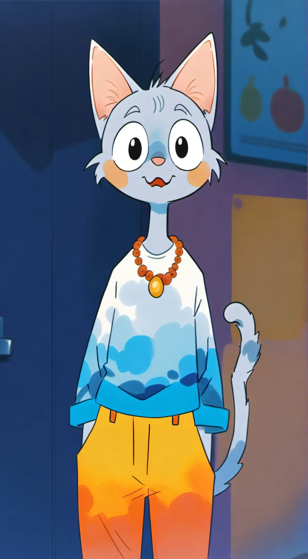 ai character: Nicole  background