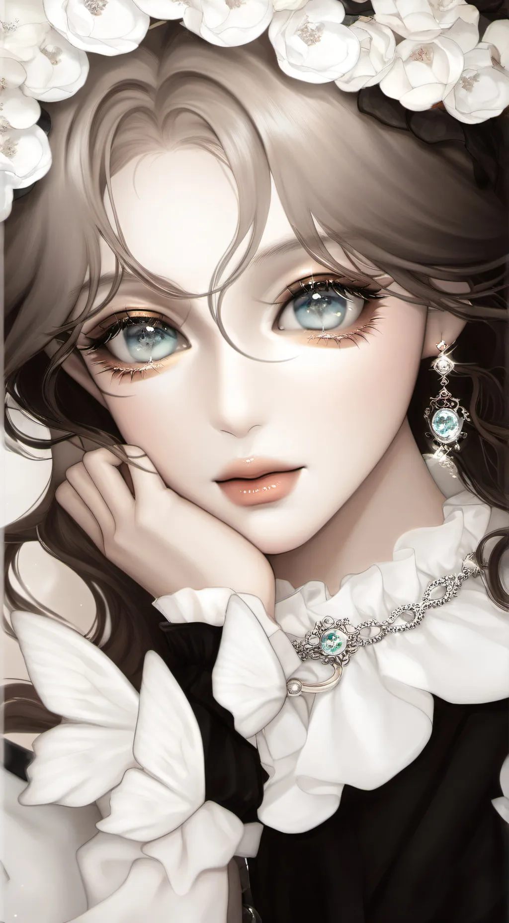 ai character: Autumn background