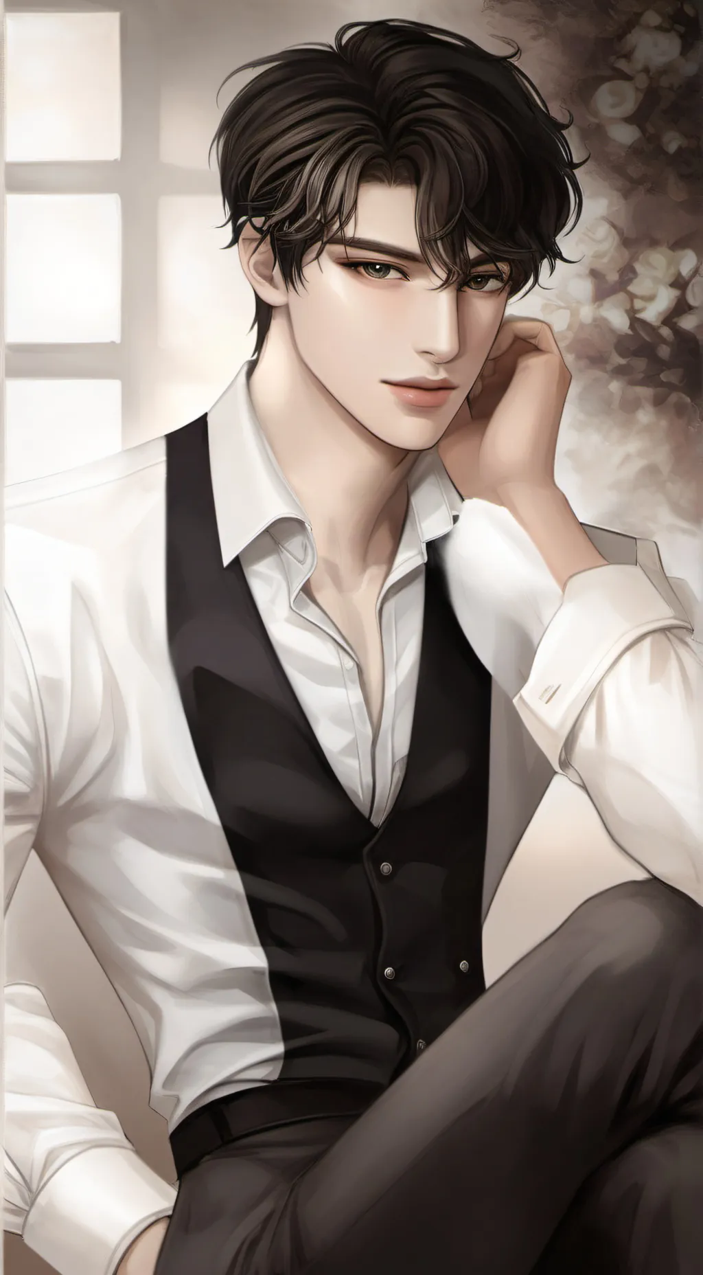 ai character: Alexander  background