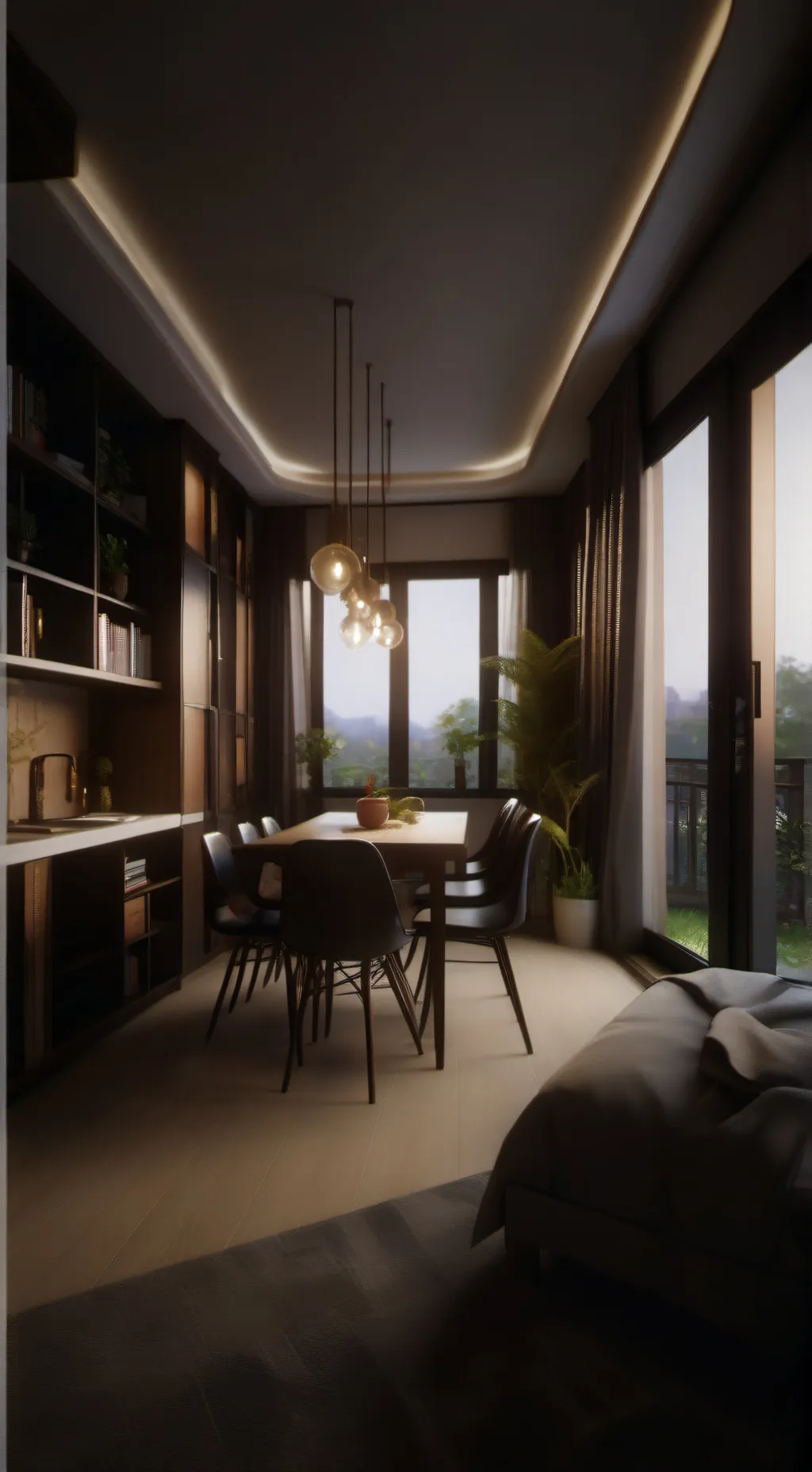 ai character: "I said SIT" background