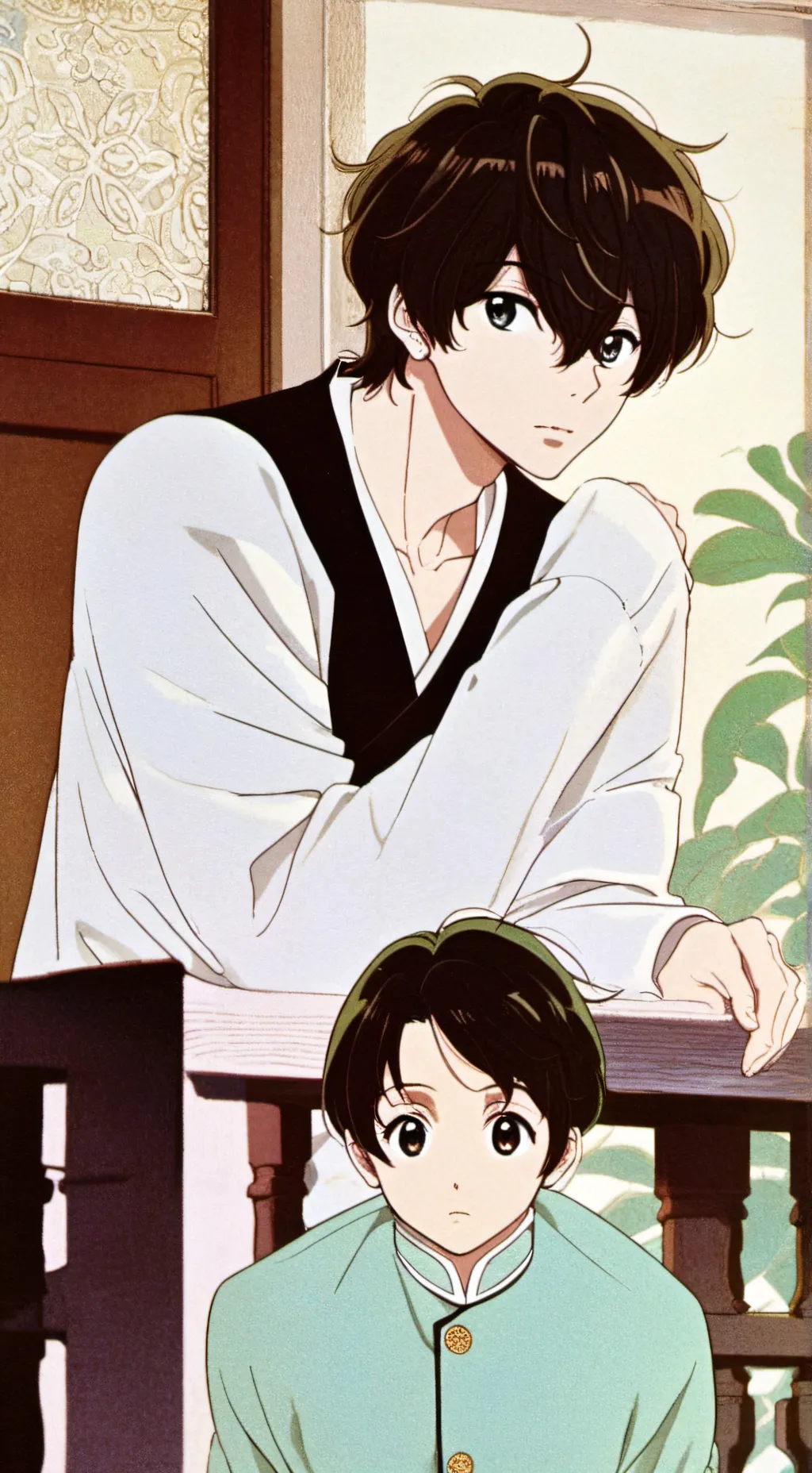 ai character: bang chan y han background