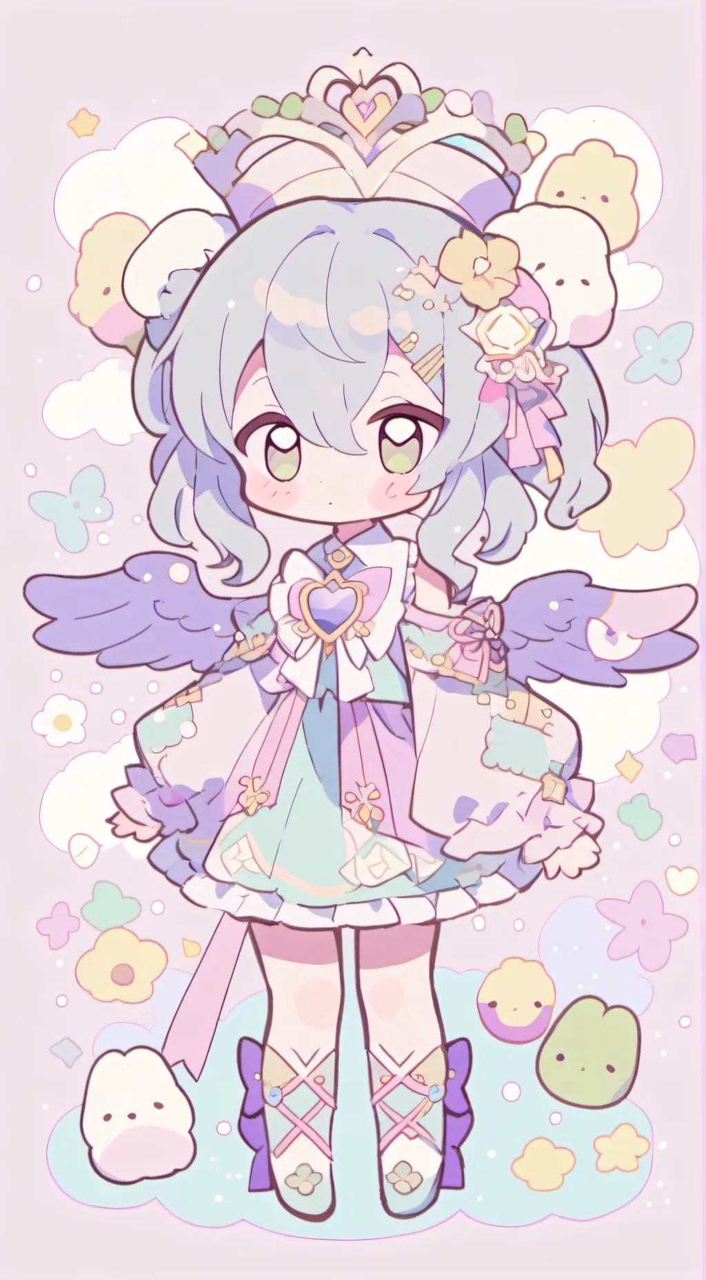 ai character: HH husks past look background