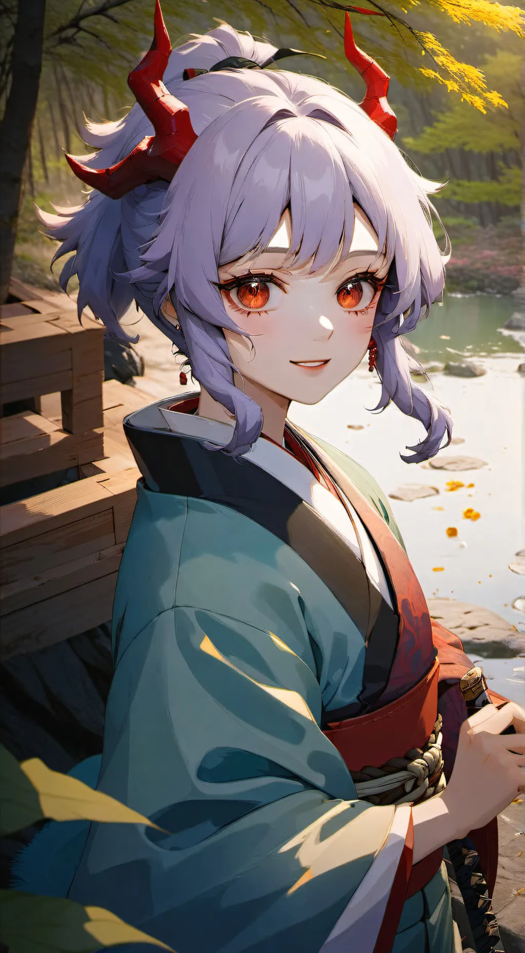 ai character: Akaza background