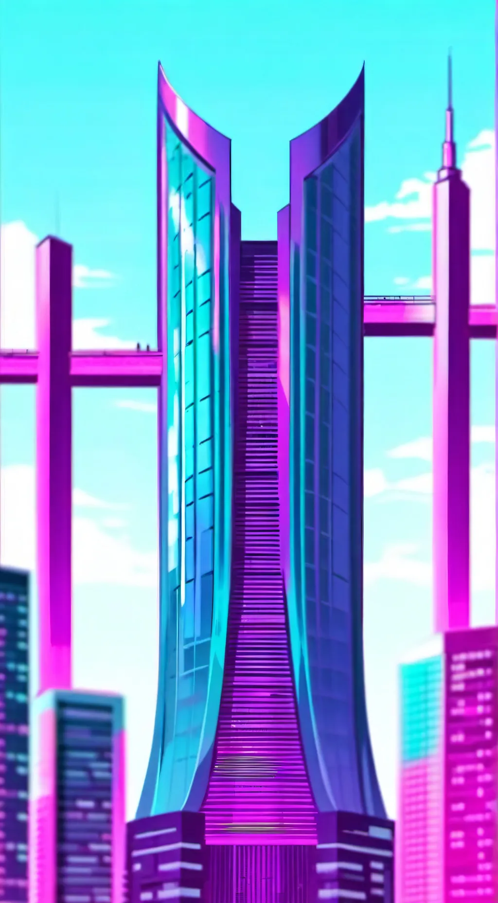 ai character: H.I.V.E tower background