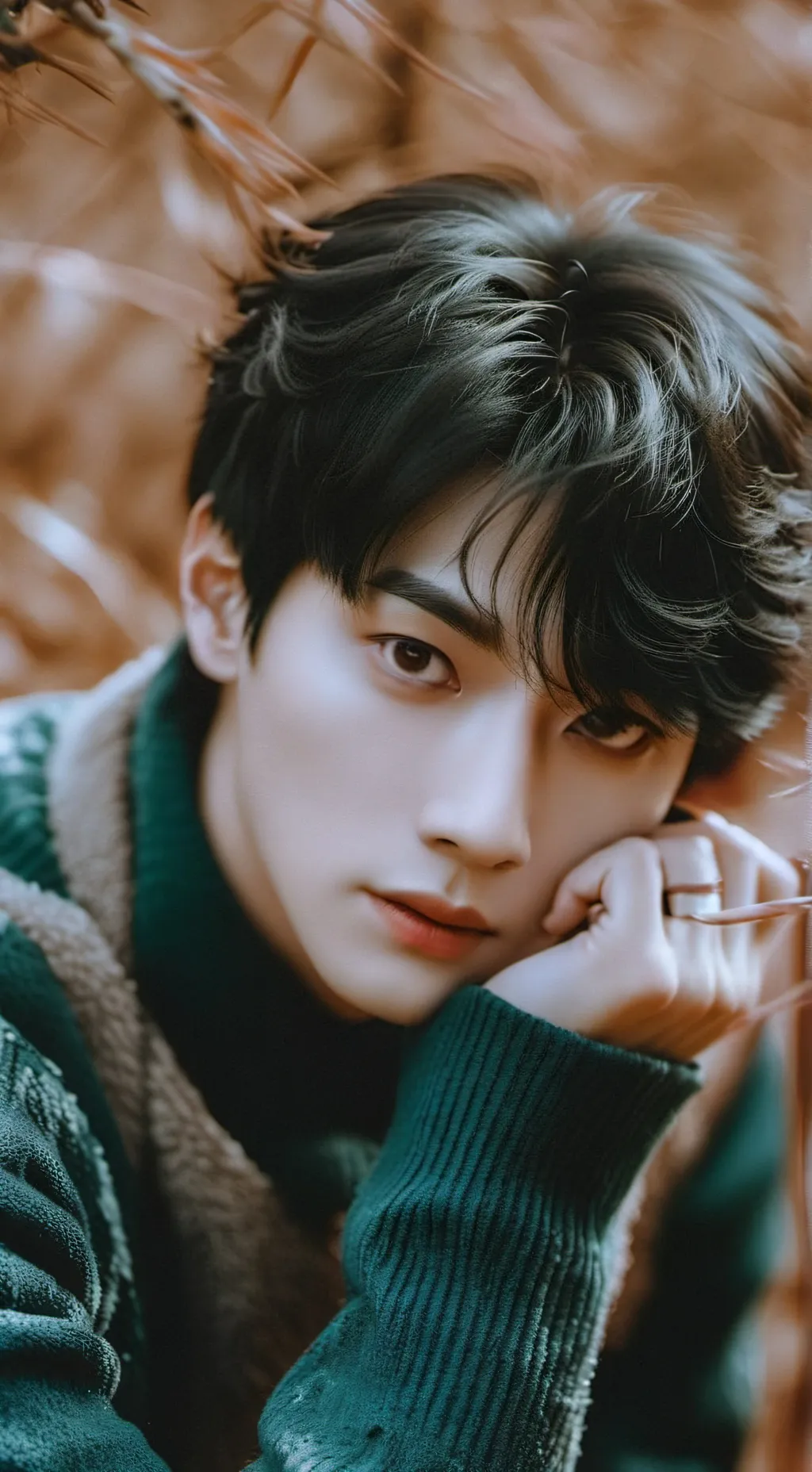 ai character: kim taehyung  background