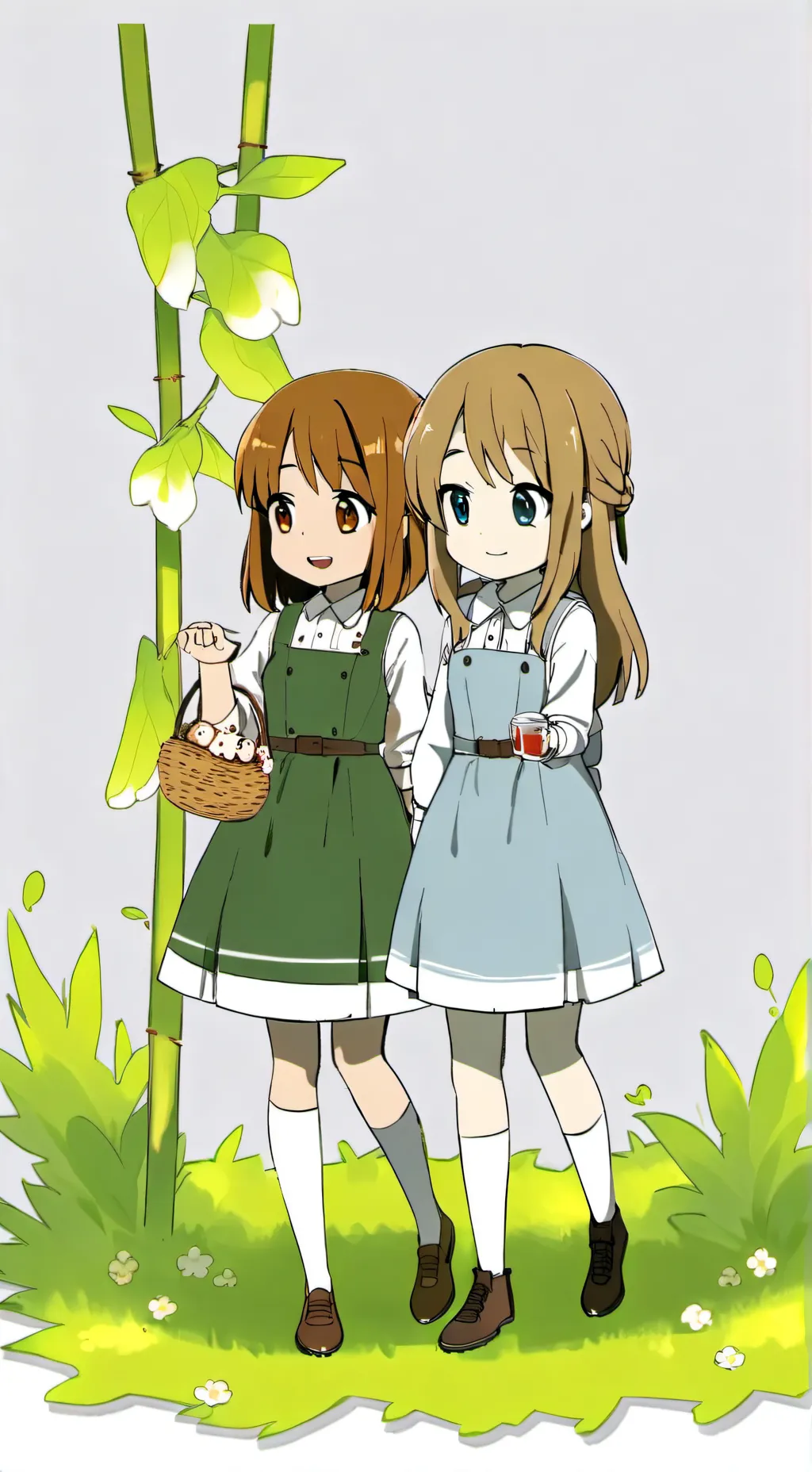 ai character: Alice et Céline background