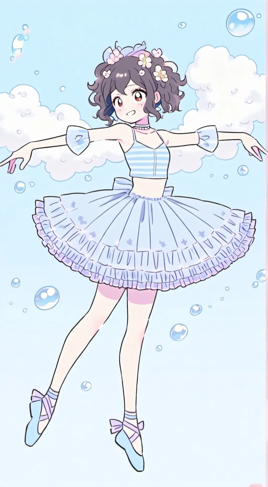 ai character: MHA BALLET!  background