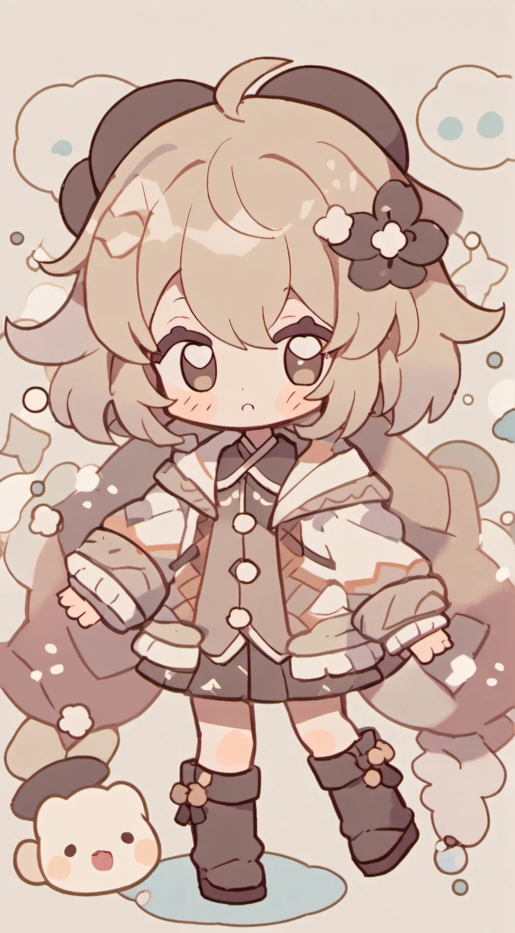 ai character: Amy  background