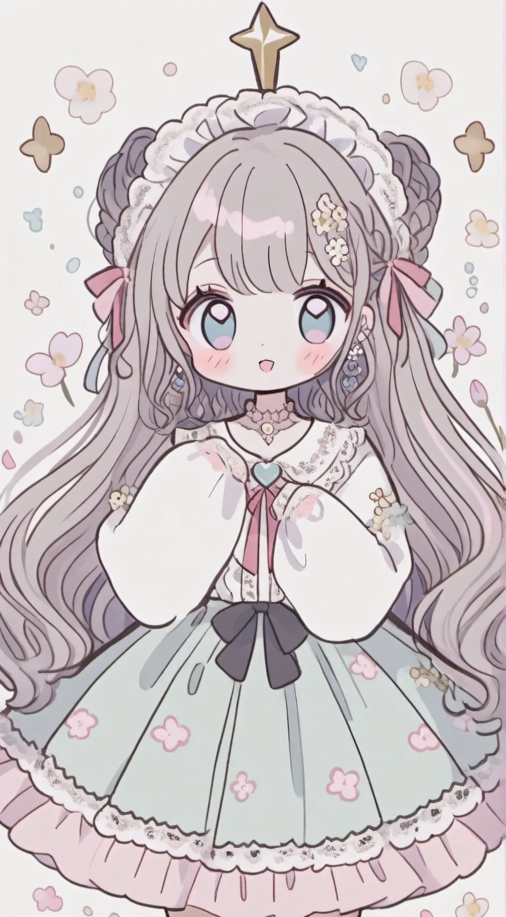 ai character: dreamy background