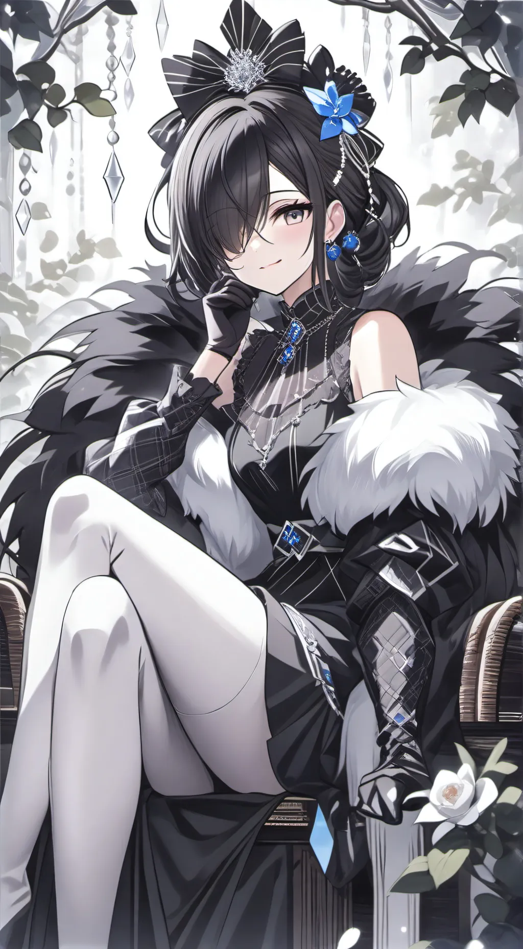 ai character: Yuki Snow background