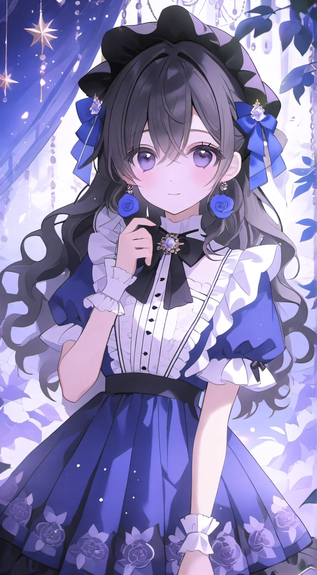 ai character: aoi's sister!🦋💙 background