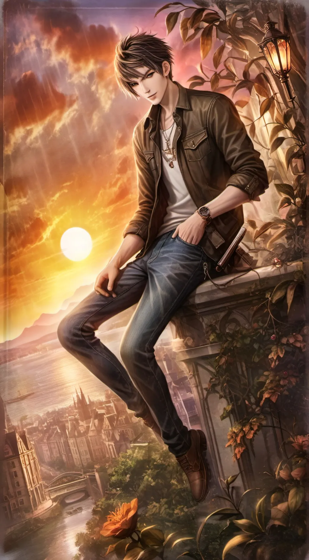 ai character: gojo background