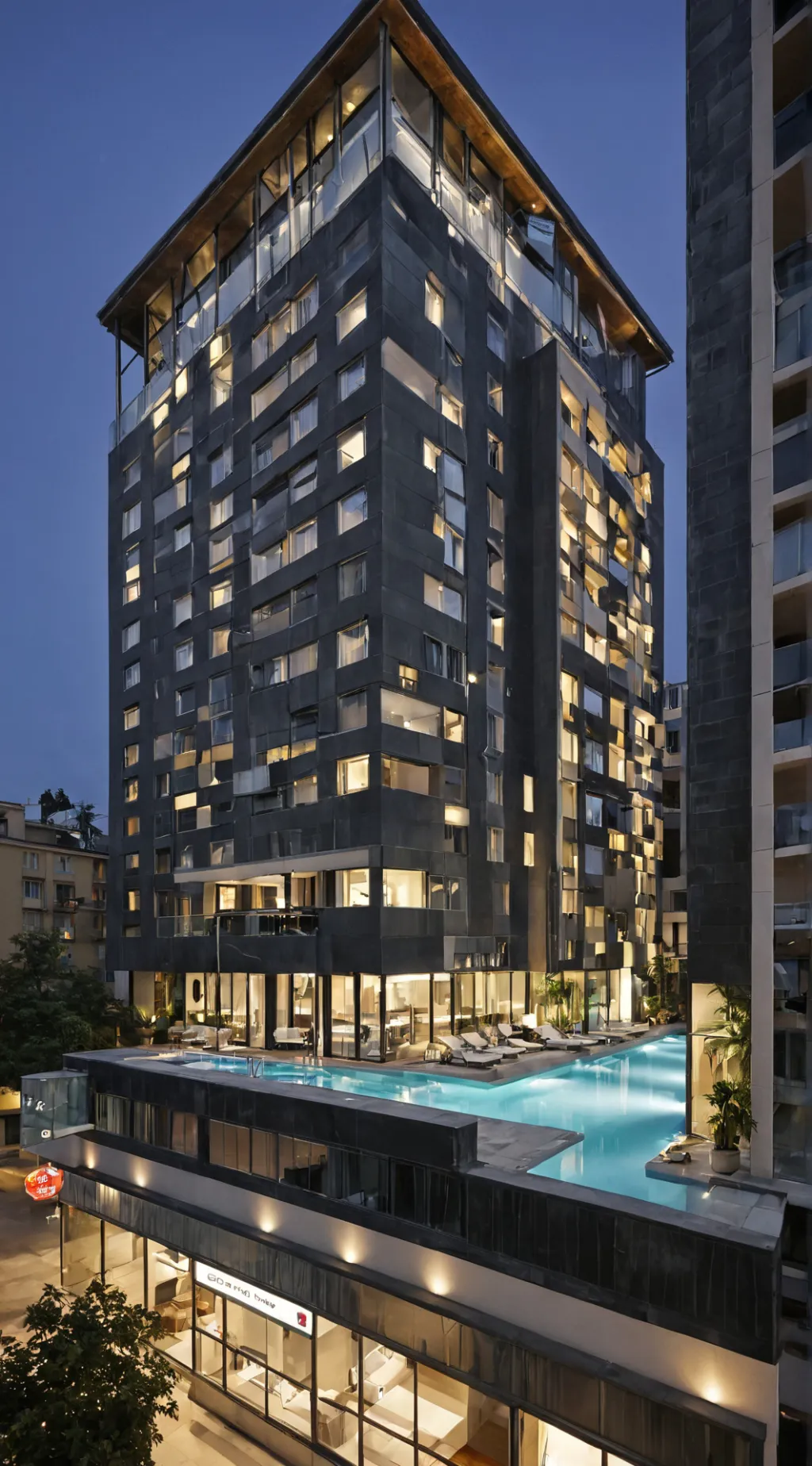 ai character: Hotel background