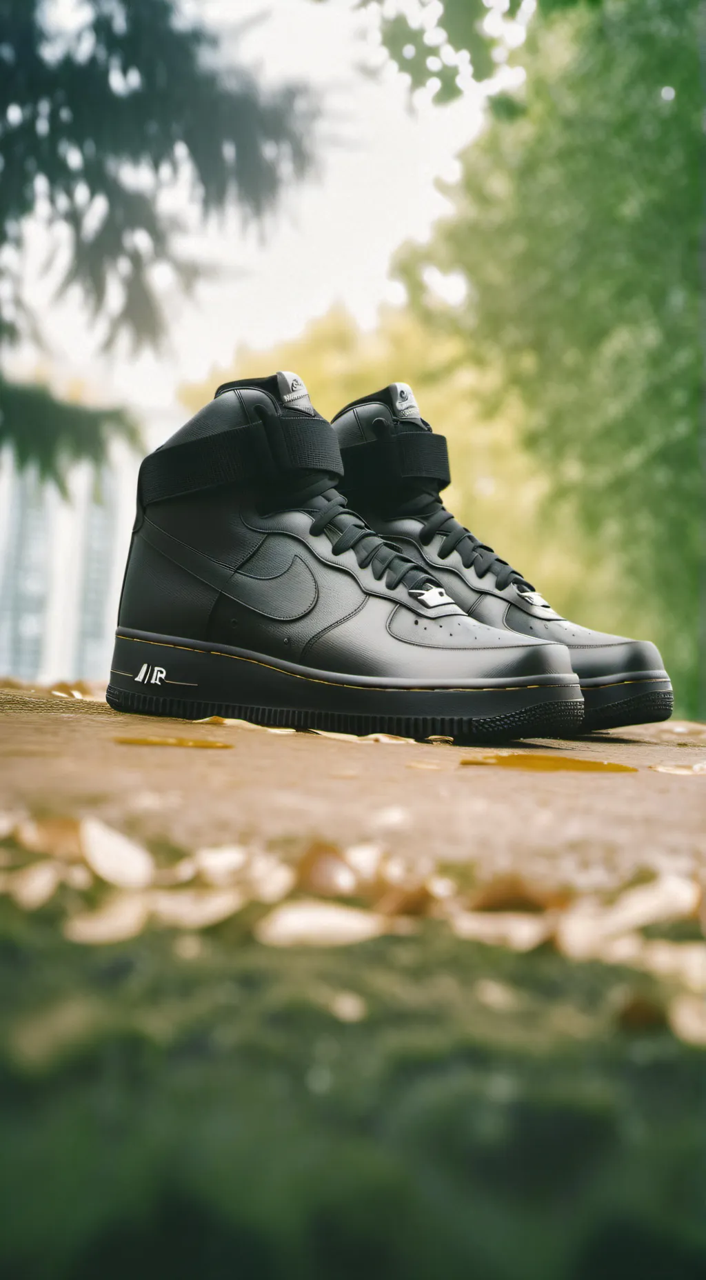 ai character: black air forces  background