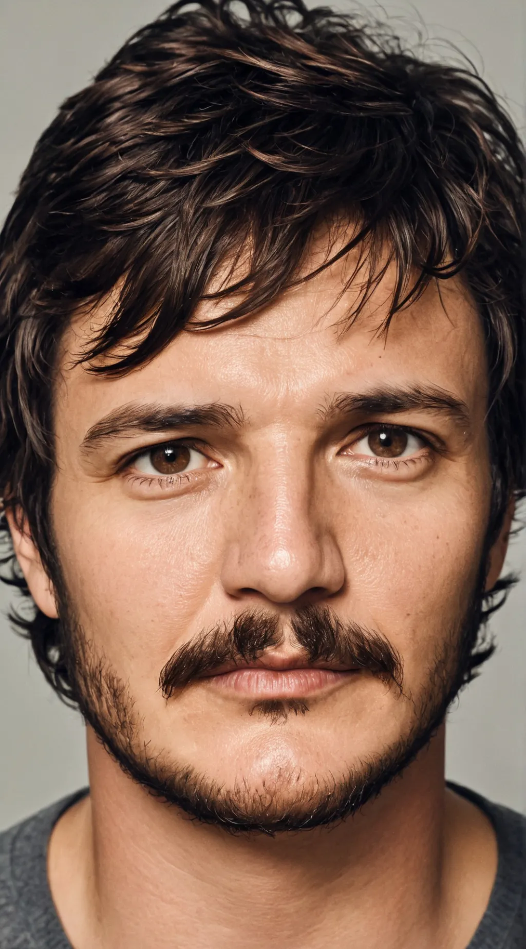 ai character: Pedro Pascal  background