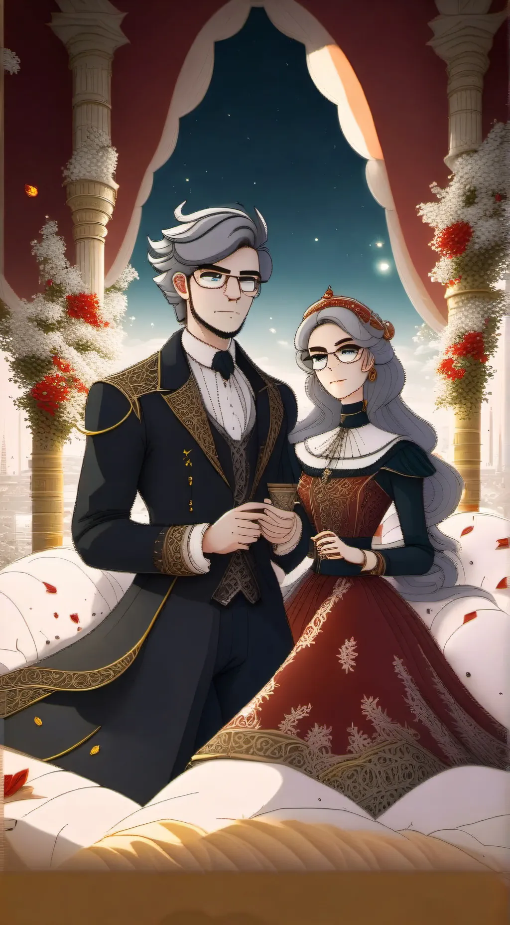 ai character: Kuramako ✨ background