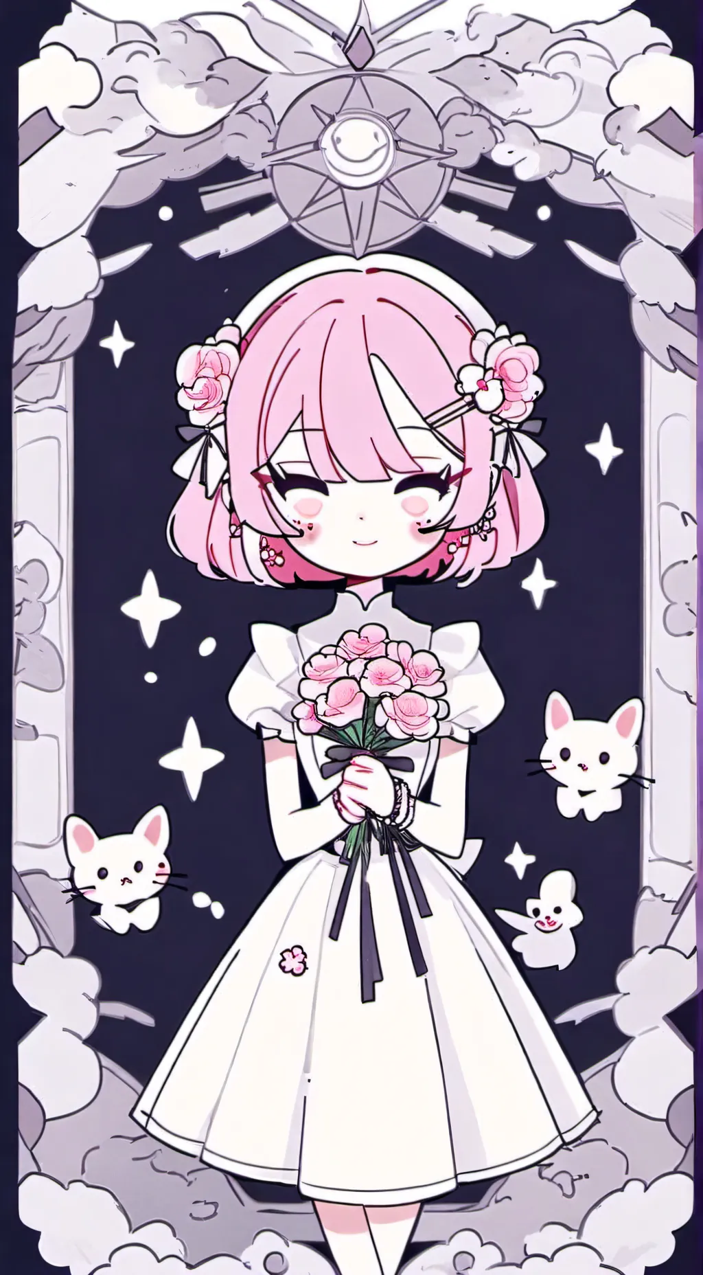 ai character: pinky kit enemiga background