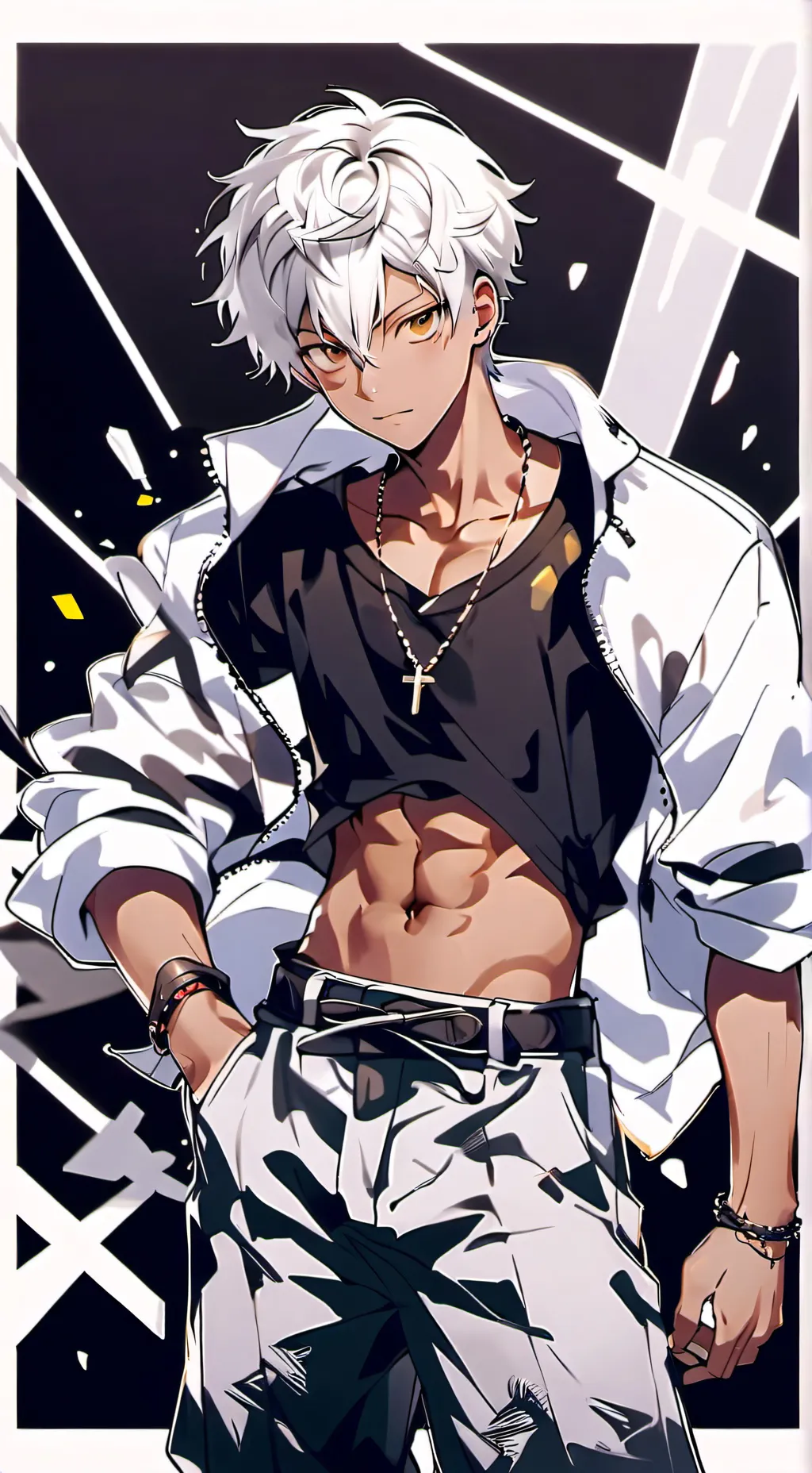 ai character: Ашер background