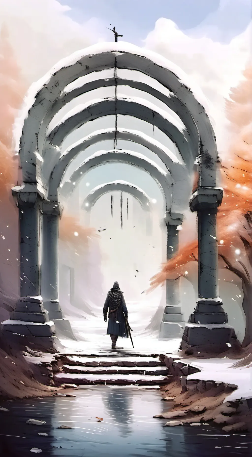 ai character: Templo maldito  background