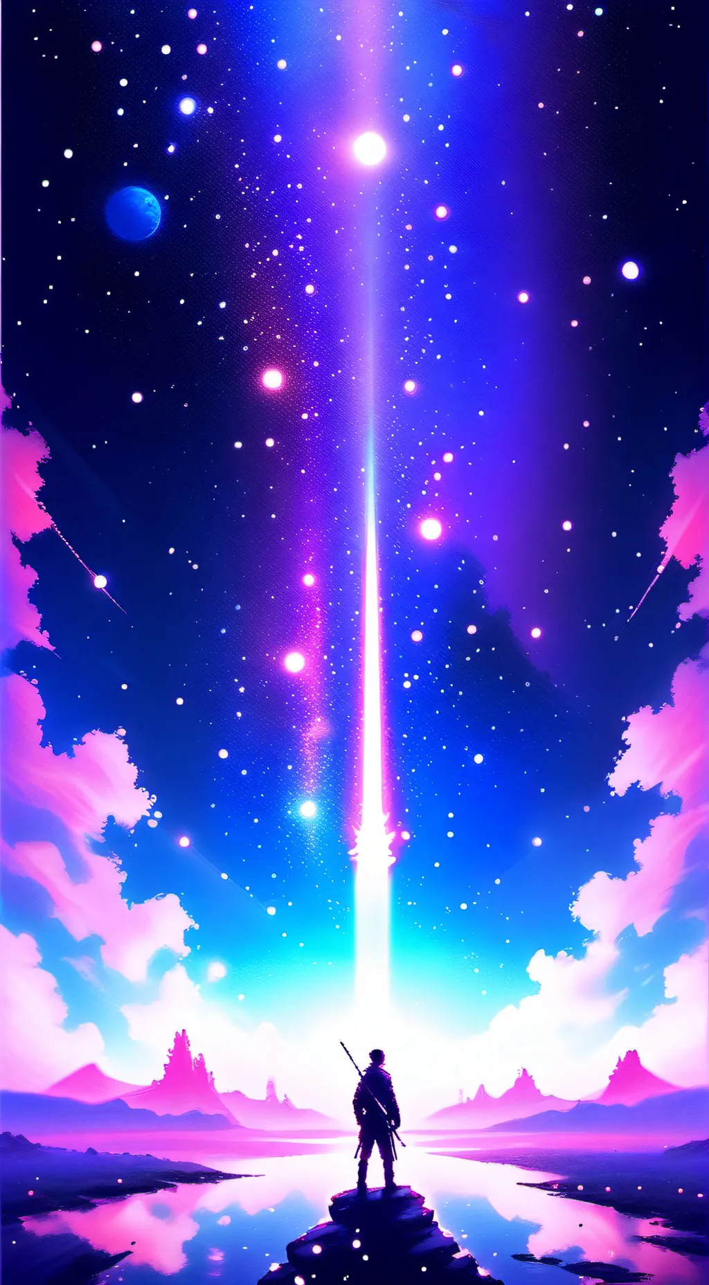 ai character: sundropp background