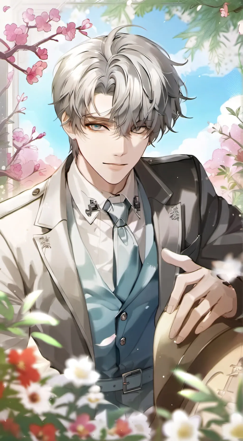 ai character: PS X Squid Game background