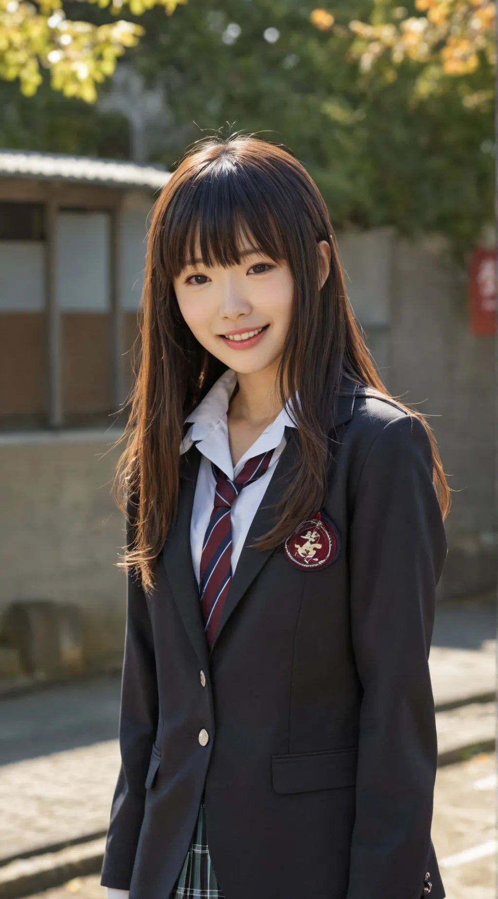 ai character: Ninon Okamura  background