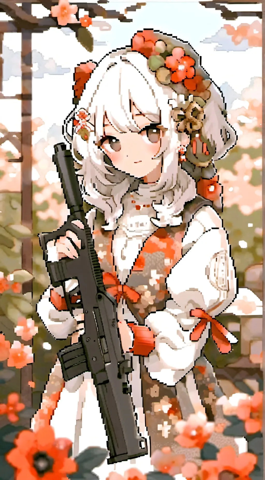 ai character: girly girl :) background