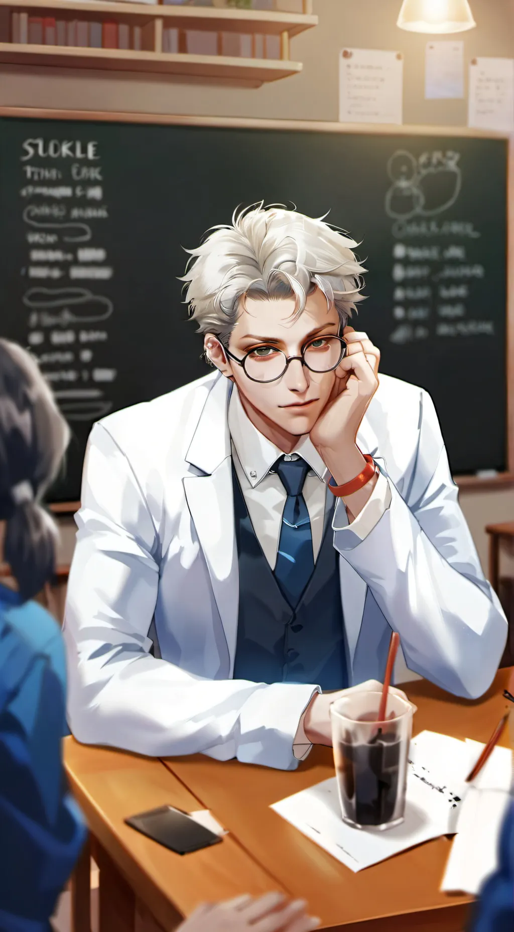 ai character: Mr. Moon background