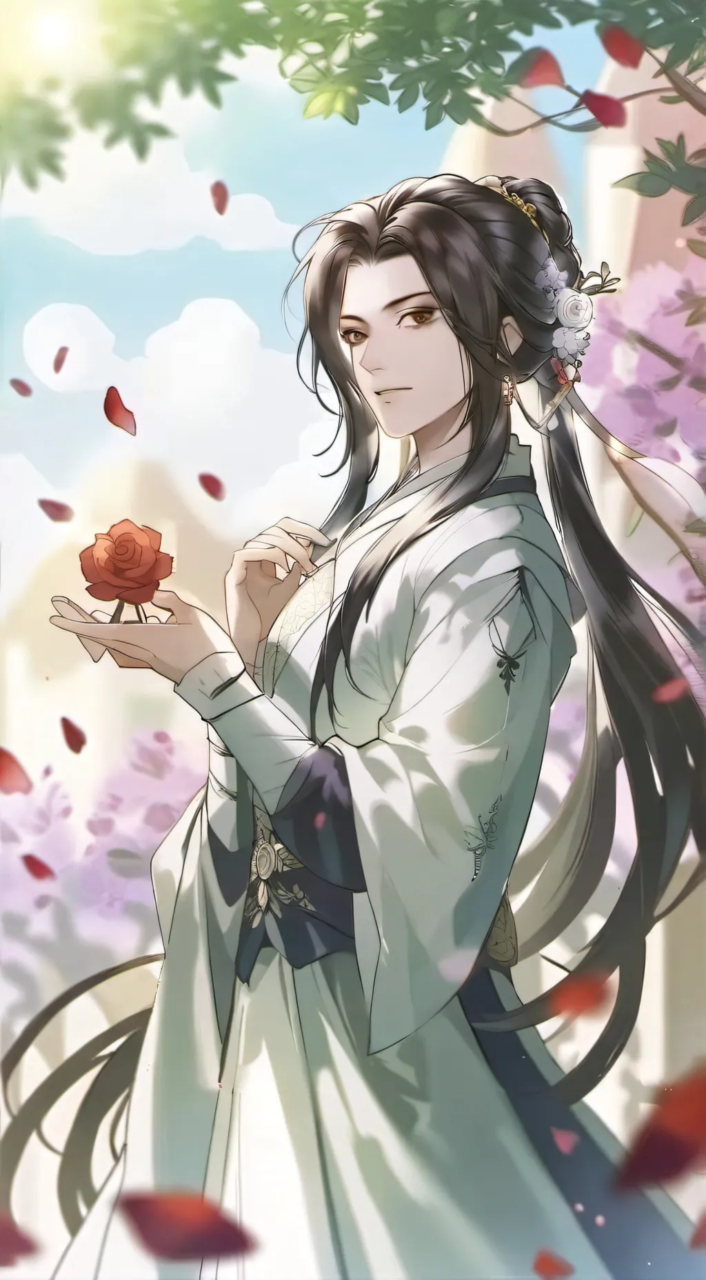 ai character: Hanahaki disease background