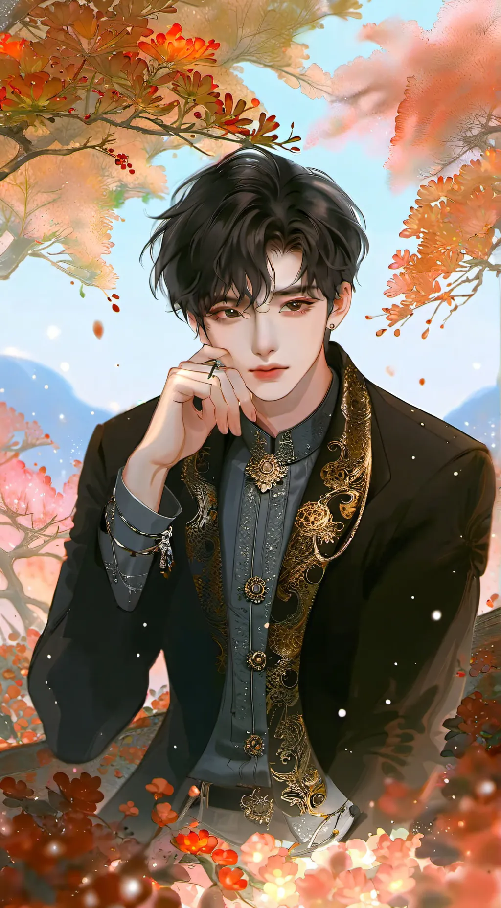 ai character: Aiden  background