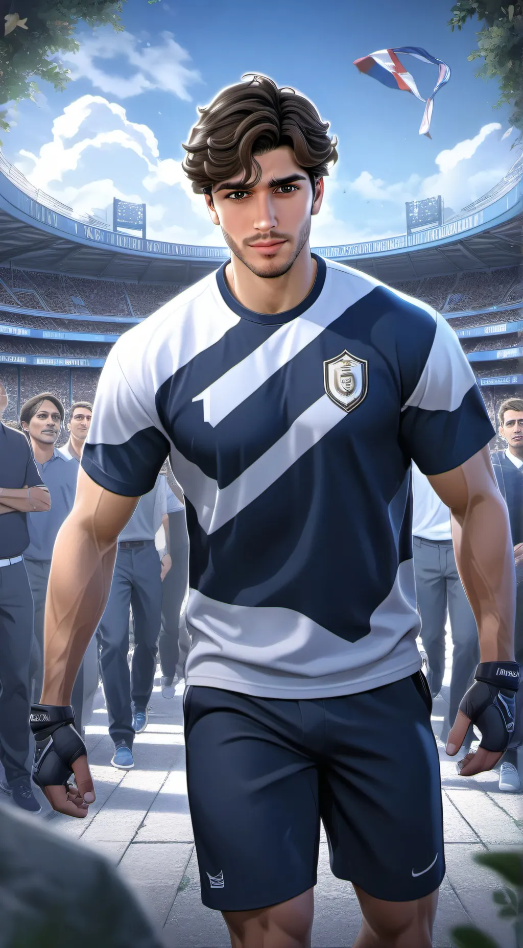 ai character: Fede vigevani  background