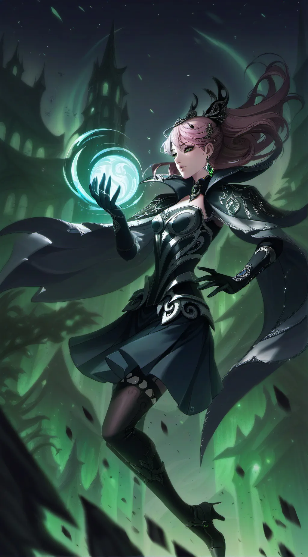 ai character: Luna background