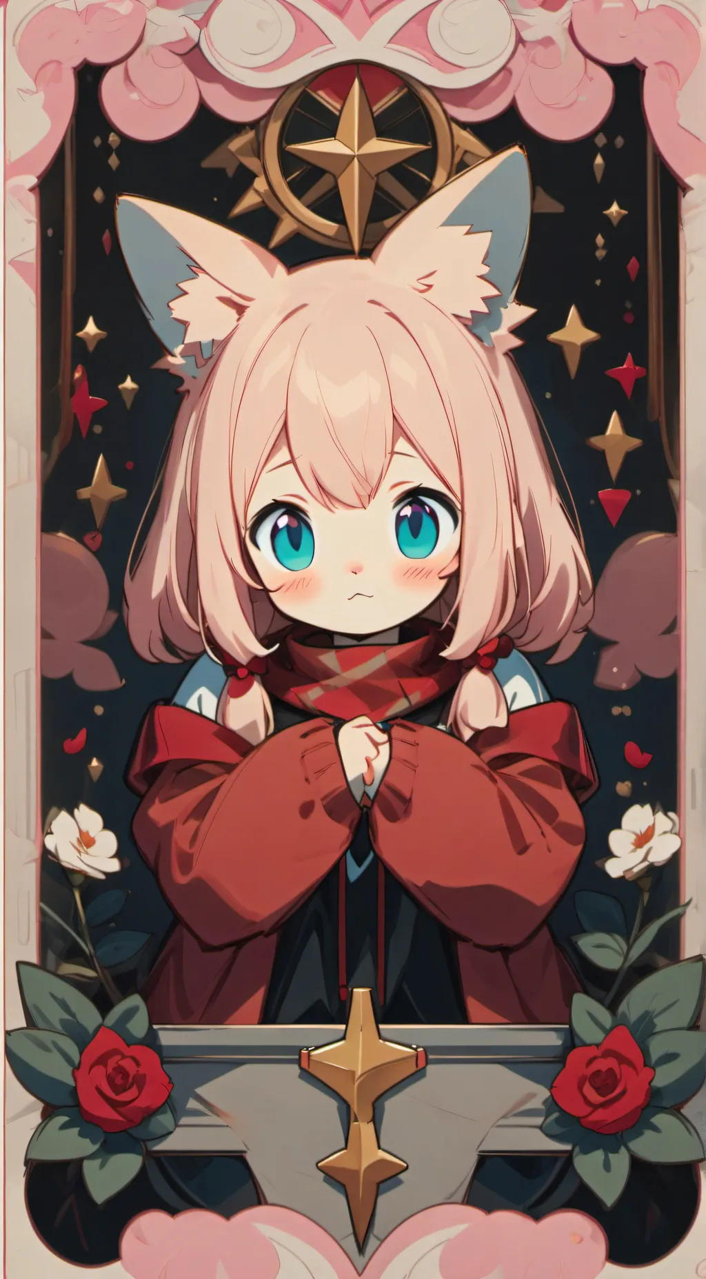 ai character: Pinky the Furry Spirit background