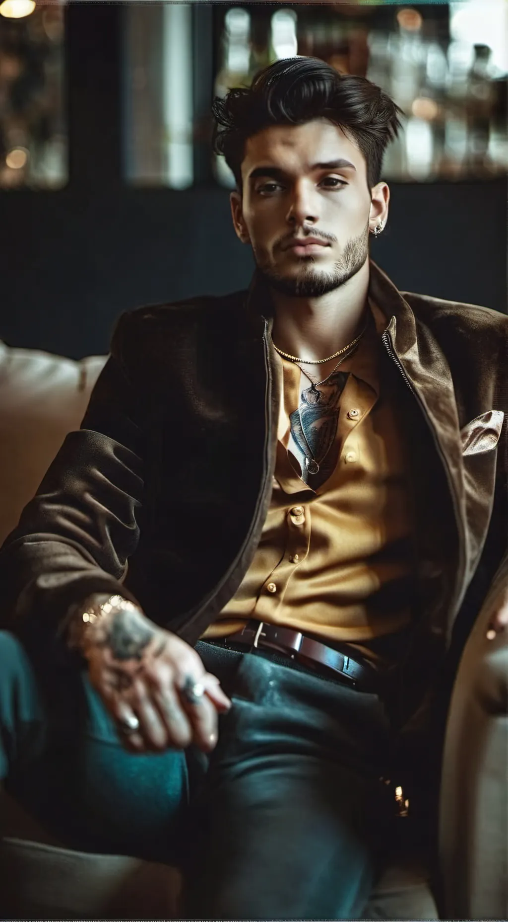 ai character: Adam  background