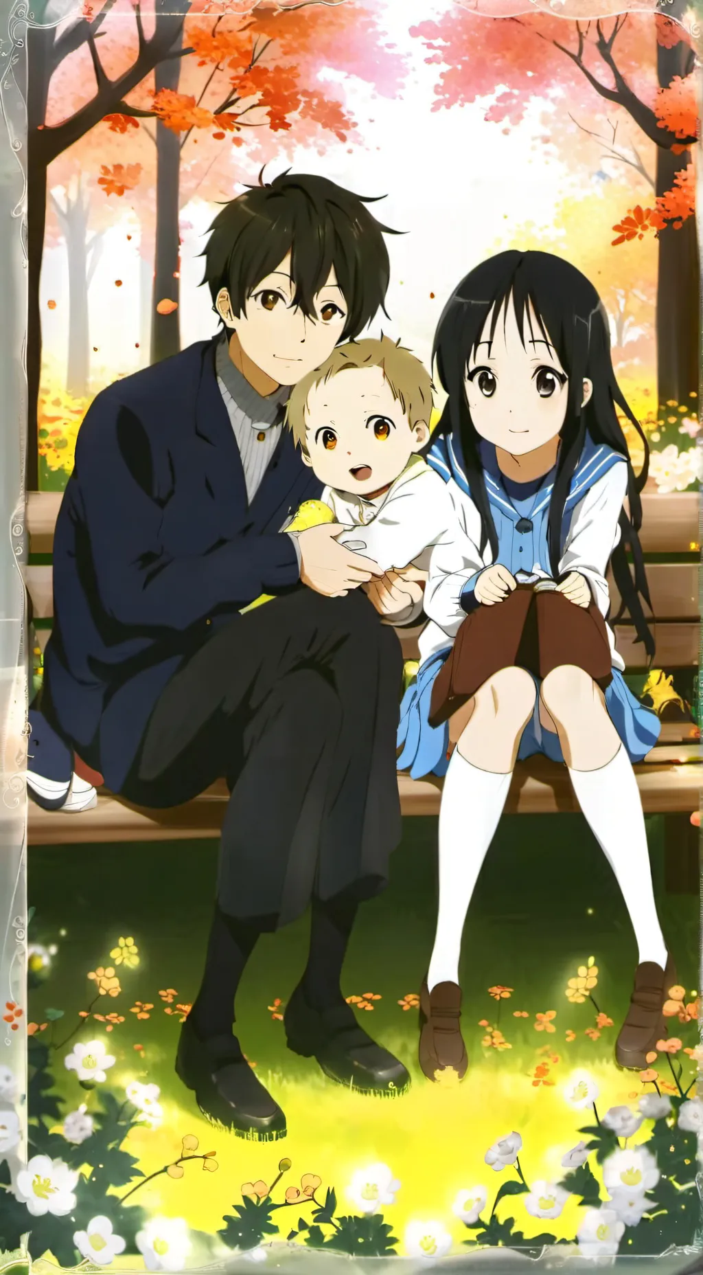 ai character: gakuen babysitters background