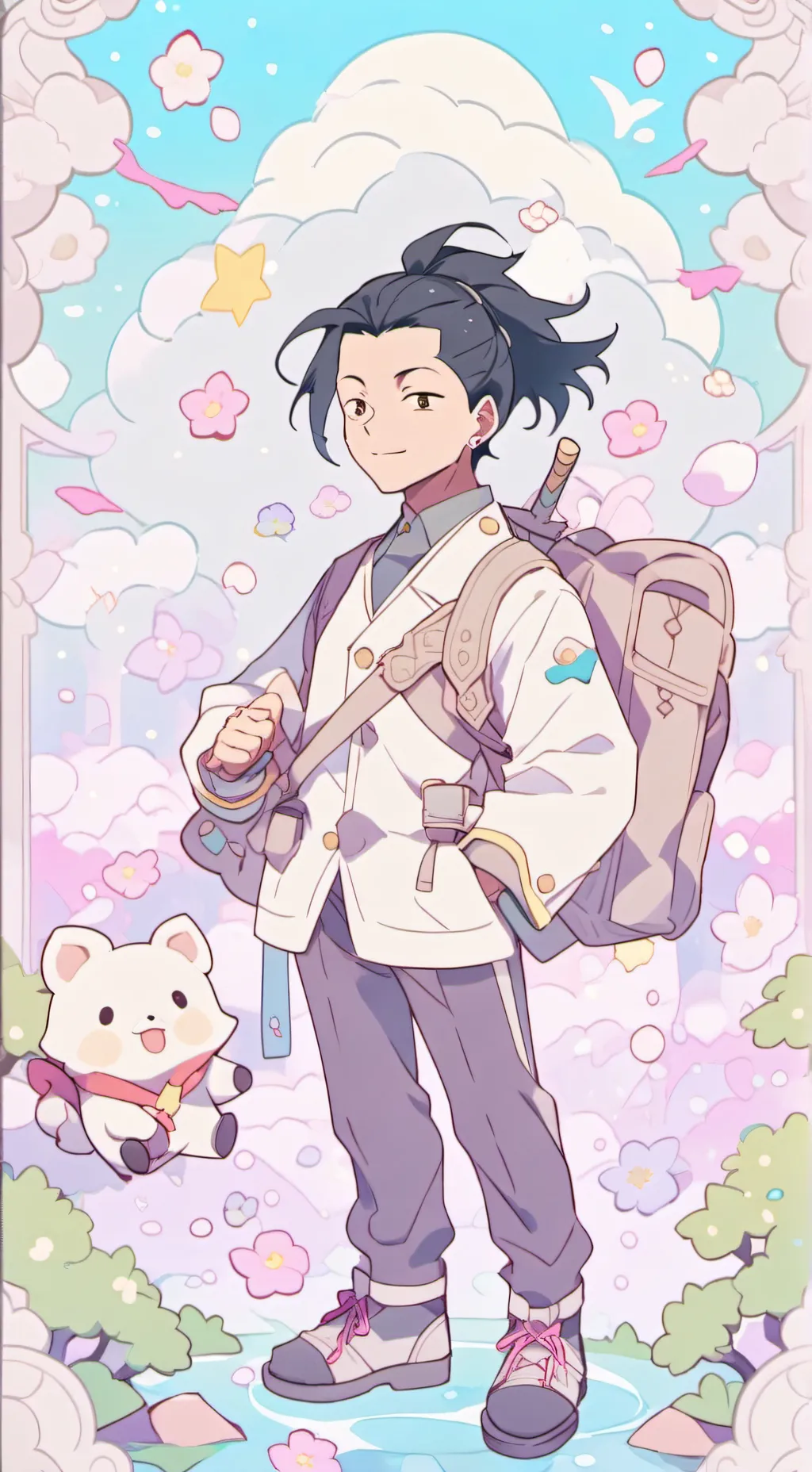 ai character: Geto y gojo  background